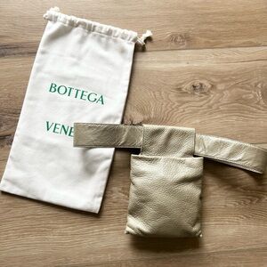BOTTEGA VANETA Gold Belt Bag / Waist Bag
